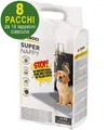 Produktbild: 112 SuperNappy Active Charcoal Hundehygienematten 84x57 cm - 8 Packungen Croci