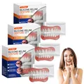 Produktbild: Laralily 3 Stück Silicone Reline Denture Set, Silikon Zahnprothese, Zahnersatz Prothese, Komplett Geeignet Für Verschiedene Anlässe