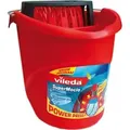 Produktbild: Vileda Super Mocio Eimer mit Wringeinsatz Power-Press-Funktion für Wischmopps - Rot