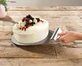 Produktbild: NEU Tortenheber Schaufel Blech Edelstahl Griffmulde für Torte Pizza Kuchenretter