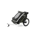 Produktbild: Thule Chariot Lite 2er Double Multisport Fahrradanhänger Anhänger Vintage Grün