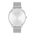 Produktbild: Calvin Klein Analog Quarzuhr für Damen Kollektion Timeless MESH 38MM mit Silbernes Edelstahl-Mesh-Gliederarmband - 25200001