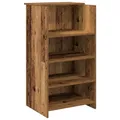 Produktbild: vidaXL Empfangstheke Altholz-Optik 55x50x103,5 cm Holzwerkstoff, Empfangstresen, Salon Empfangstheke, Kassentheke, Empfangstisch, Büro Empfangstheke