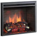 Produktbild: Balderia Elektrokamin Calida - Einbaukamin mit Heizung 2000W, Einbaukamin 3D-Flammeneffekt Knister-Sound 2000W schwarz 71 cm x 62.5 cm x 22.3 cm
