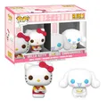 Produktbild: Funko Bundle Box - Hello Kitty POP! 2 Pack - Cinnamoroll & Hello Kitty mit Cake - Vinyl-Sammelfigur - Geschenkidee - Offizielle Handelswaren - Spielzeug Für Kinder und Erwachsene