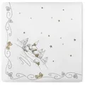 Produktbild: Sovie HORECA Serviette Panorama in Weiß aus Linclass® Airlaid 40 x 40 cm, 50 Stück - Weihnachten Schnee