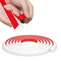 Produktbild: Flexibles selbstklebendes Gummiband mit 4fachFormleiste für Böden, Ecken, Bad...