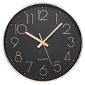 Produktbild: Wanduhr Ohne TickgeräUsche Lautlos 30cm Modern Quarz Groß Batterie Betriebene...