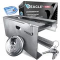 Produktbild: Deagle Anhängerschloss mit ABUS Diskus - Deichselschloss verzinkter Stahl