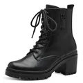Produktbild: s.Oliver Damen Stiefeletten zum Schnüren mit Blockabsatz Herbst, Schwarz (Black), 40 EU