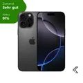 Produktbild: Apple iPhone 16 Pro Max 256GB Schwarz, Sehr gut, 24 Monate Garantie - 91% Akk.