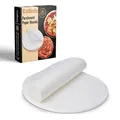 Produktbild: Tortillada – 200 Stück vorgeschnittene Backpapierbögen/Pergamentpapier Zuschnitte rund (25cm)