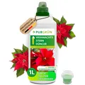 Produktbild: Purgrün Weihnachtsstern Dünger, NPK 3+5+7, für farbige Blätter, 1L