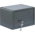 Produktbild: Burgwächter Tresor + Schlüssel - Möbeltresor PS110K Mini Tresor, Stahl anthrazit