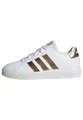 Produktbild: adidas Unisex Kinder Grand Court Sustainable Lace Shoes, Cloud White/Cloud White/Matte Gold, 39 1/3 EU