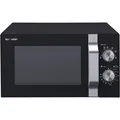 Produktbild: Sharp Mikrowelle R204BA, 800 Watt, Garraum 20 Liter, schwarz