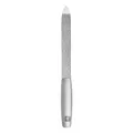 Produktbild: ZWILLING Saphir Nagelfeile (Grob- und feinkörnige Feilenflächen zum Kürzen und Formen, Reinigungsspitze), Premium, Silber, 130 mm