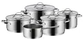 Produktbild: WMF Topfset Aparto 5 Teilig  Cromargan® Edelstahl rostfrei 18/10, Induktion