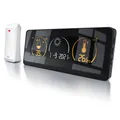 Produktbild: Bearware Funkwetterstation mit DCF Farbdisplay Wecker Temperaturalarm
