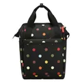 Produktbild: KLICKfix 0371DO Gepäckträgertasche ROOMY GT dots, 12 Liter, 1000 g, schwarz/bunt