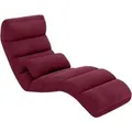 Produktbild: Costway Relaxliege Klappbar mit Schlaffunktion Bodensofa Rot