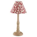Produktbild: Kahlert Licht 10292 - Miniatur - Stehlampe Holzfuß und roter Stoffschirm, 110 mm hoch