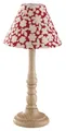 Produktbild: Stehlampe Holzfuß mit buntem Stoffschirm, für Puppenhaus