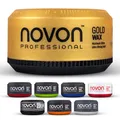 Produktbild: 6 x Novon Professional Gold Wax | Haarwax | 150 ml Haarpomade | intensiver Glanz im Glas-Look | frischer Duft im One-Million-Stil|hoher Halt | familienfreundlich & rückstandsfrei | festliche Stylings