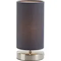 Produktbild: BRILLIANT Lampe Clarie Tischleuchte eisen/grau 1x D45, E14, 40W, geeignet für Tropfenlampen (nicht enthalten) Mit Schnurzwischenschalter