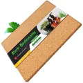 Produktbild: Bade Matte aus Kork | Bodenmatte für Bad und Wellness | 45 x 30 cm | feuchtigkeitsresistent antibakteriell und nachhaltig | 100 Prozent Naturkork | hergestellt in Portugal
