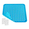 Produktbild: Duschmatte Homerella rutschfest 53x53cm - BPA-frei, 2 Haken, schimmelresistent