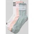 Produktbild: adidas Sportswear Socken mit Label-Print im 3er-Pack in Mauve, Größe 40-42