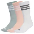Produktbild: adidas Unisex 3STRIPES CUSHIONED SPORTSWEAR CREW SOCKS 3 PAIR PACK, blush pink/white/Wonder Sage, 40-42