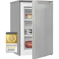 Produktbild: Exquisit Gefrierschrank GS81-040C inoxlook | 87 l Nutzinhalt | Gefrierschubladen | Türanschlag wechselbar - Silber
