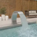 Produktbild: Pool Wasserfall Edelstahl 304 Schwalldusche Brause Mit LEDs/Ohne LED vidaXL