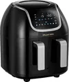 Produktbild: Russell Hobbs Luftfritteuse mit zwei getrennten Körben, 8 Programmen, Touchscreen und Spülmaschinenfest (N27290-56S)