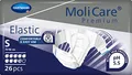 Produktbild: MoliCare Premium Elastic Unisex Einweg-Slip: diskrete Anwendung für Frauen und Männer mit Inkontinenz; 9 Tropfen, Größe S, 26 Stück