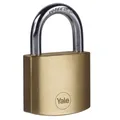 Produktbild: Vorhängeschloss Yale Y110B 40mm Messing mit 3 Schlüsseln, Standardsicherheit