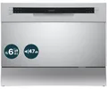 Produktbild: homeX GST6AD-S Tischgeschirrspüler, Mini Geschirrspüler - 6 Programme, Spülmaschine klein für 6 Maßgedecke, AquaStop