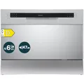 Produktbild: homeX GST6AD-S Tischgeschirrspüler Mini Geschirrspüler für 6 Maßgedecke