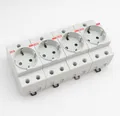 Produktbild: 4x Verteilereinbausteckdose ABB M1175 Schutzkontakt SCHUKO-Steckdose 250V AC 16A