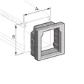 Produktbild: Pflitsch - Kabelschutz für Installationskanal Kantenschutz PIK KS 40/40 TPE 40x4