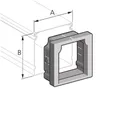 Produktbild: 25 Stk. Pflitsch Kantenschutz PIK KS 40/40 TPE (Kabelkanal) PIKKS40/40TPE