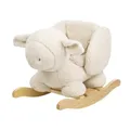 Produktbild: Nattou Schaukeltier aus weichem Teddy-Stoff, Schaukeltier Schaf, Inkl. Sicherheitsgurt, Fröhliches Hin- und Herschaukeln, Ca. 60 cm, Lapidou, Polyester/Holz, Beige