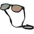 Produktbild: BABY SUNNIES Polarisierte Babysonnenbrille mit Riemen - 0-24 Monate - Schwarz - UV400-Schutz Baby Strand Zubehör - Flexibler TPE-Silikonrahmen & verstellbares Neoprenband - BPA-frei