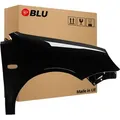 Produktbild: BLU Kotflügel Passend für VW Volkswagen Polo 9N IV 4 LC9Z Rechts Schwarz BlackMagic | 2001-2005 | Vorderseite Vorne | Lackiert | Einbaufertig