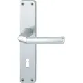Produktbild: Hoppe - Langschildgarnitur Birmingham 1117/202sp Aluminium F1 Ob 72 Mm Din Links / Rechts