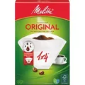 Produktbild: Melitta Filtertüten, mit 3 Aromenzonen, Aroma 1 x 4, weiß, 80 Sück