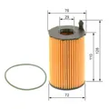 Produktbild: BOSCH F 026 407 122 Ölfilter für  AUDI PORSCH VW A4 A5