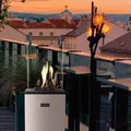 Produktbild: Kratki Terrassenheizer Patio Slim Stahl weiß manuelle Steuerung 8,2kW